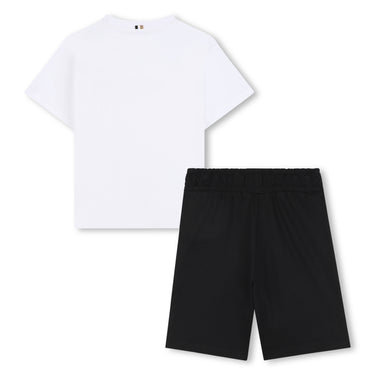 BOSS set de pijama short y playera para niño y adolescente
